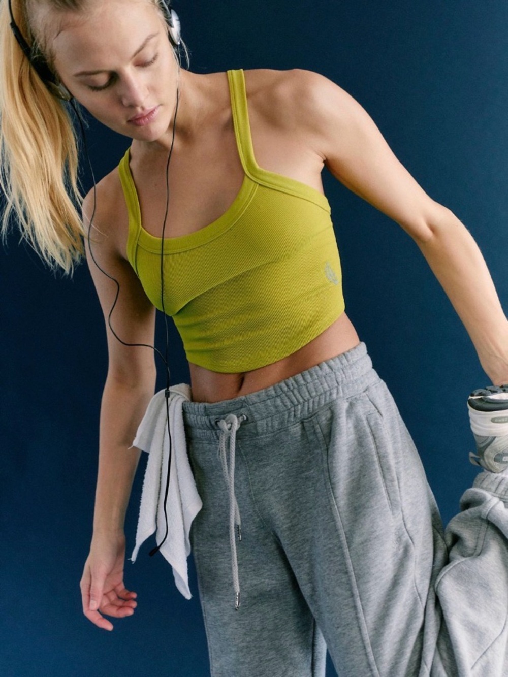 FP Movement All Clear Solid Cami in Neon Green